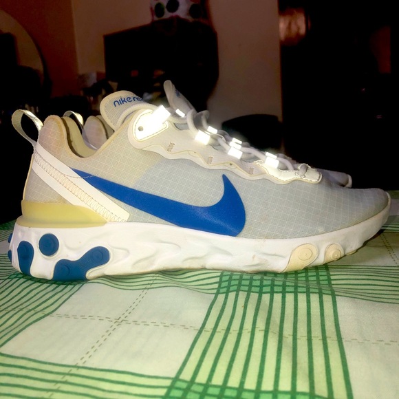 Nike white sneakers men shoes size 8 - Picture 4 of 7